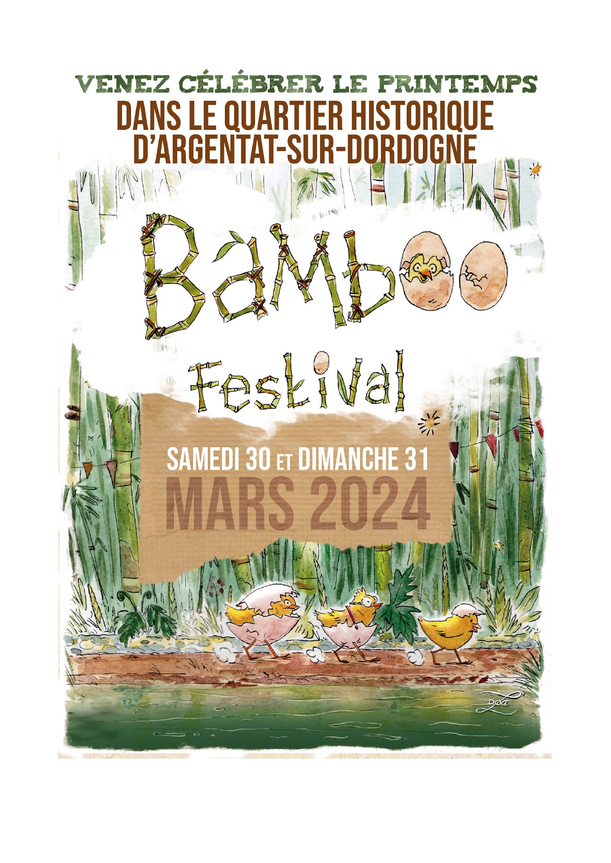 Bamboo Festival les 30 et 31 Mars à Argentat-Sur-Dordogne