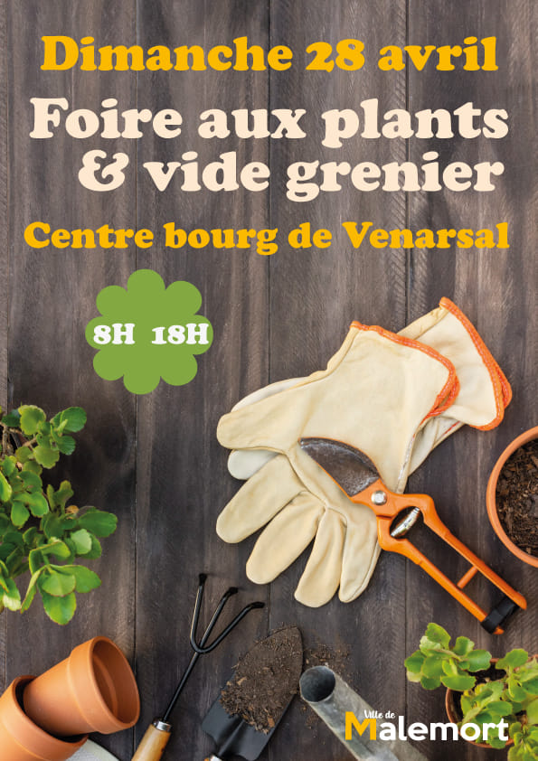 FOIRE AUX PLANTS VENARSAL LE 28 AVRIL 2024